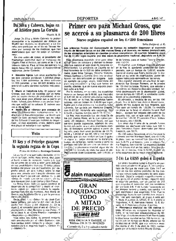 ABC MADRID 07-08-1985 página 47