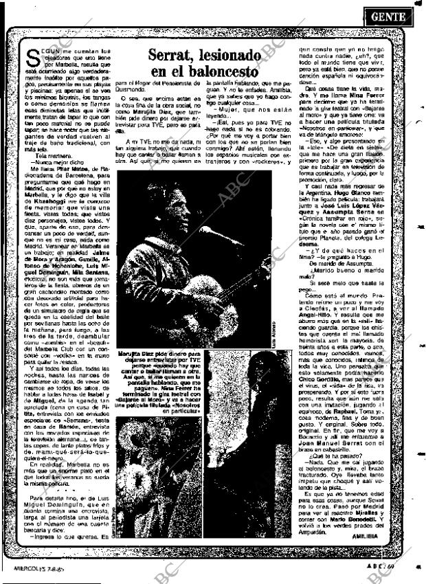 ABC MADRID 07-08-1985 página 69