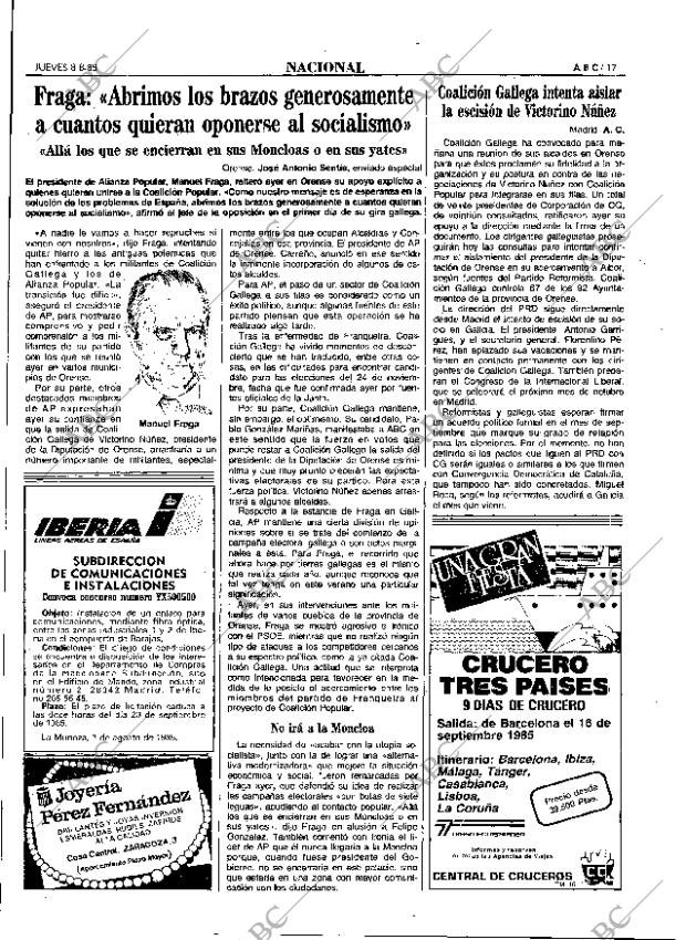 ABC MADRID 08-08-1985 página 17