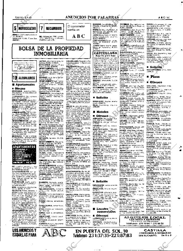 ABC MADRID 08-08-1985 página 61