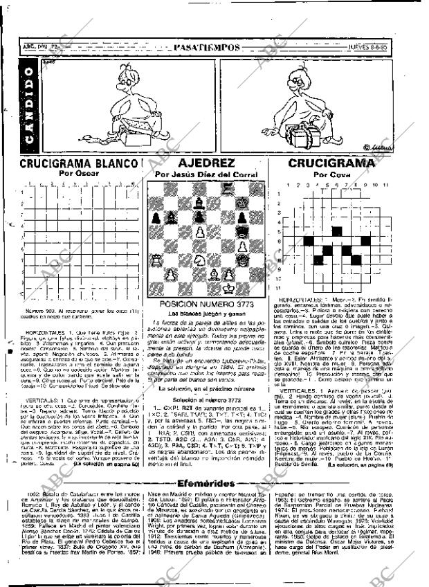 ABC MADRID 08-08-1985 página 72