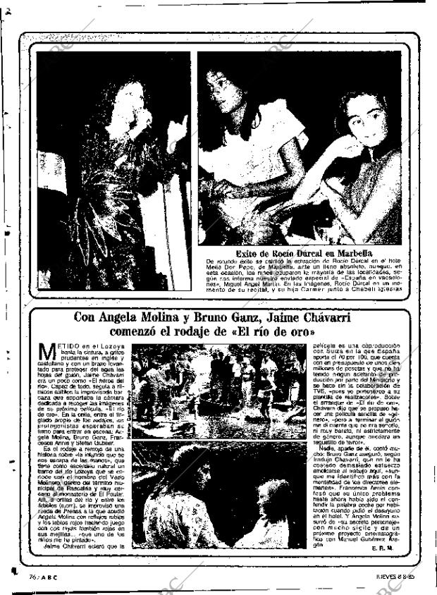 ABC MADRID 08-08-1985 página 76