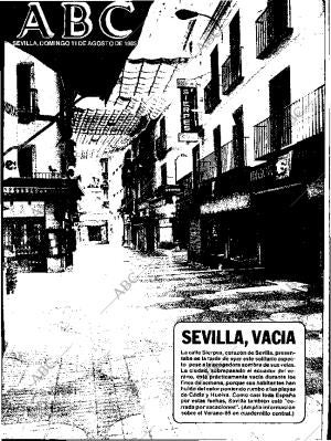 ABC SEVILLA 11-08-1985 página 1