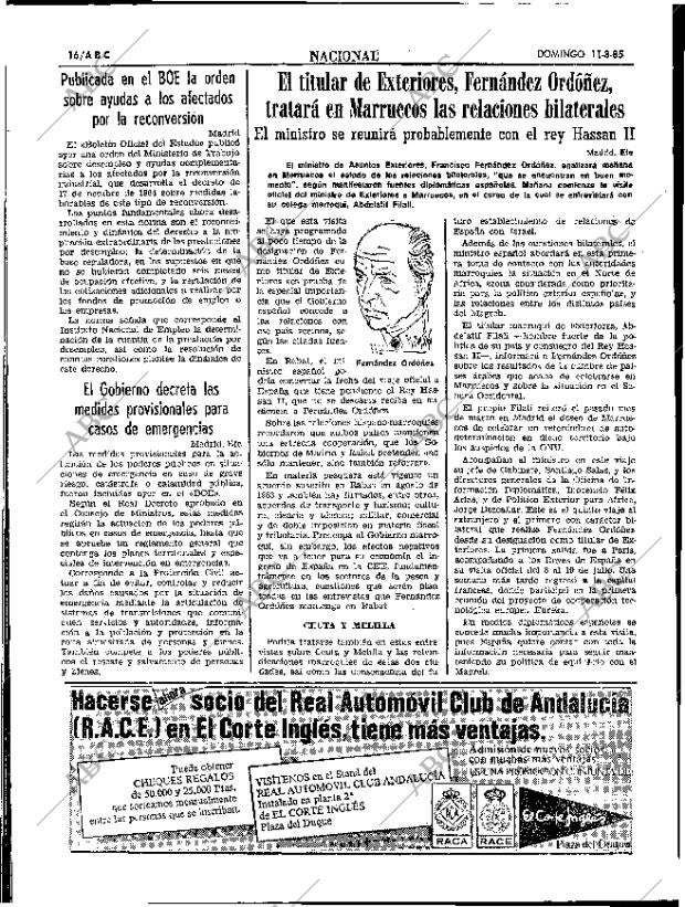 ABC SEVILLA 11-08-1985 página 16