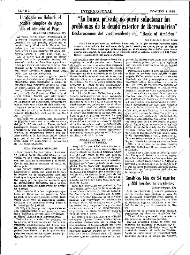 ABC SEVILLA 11-08-1985 página 18