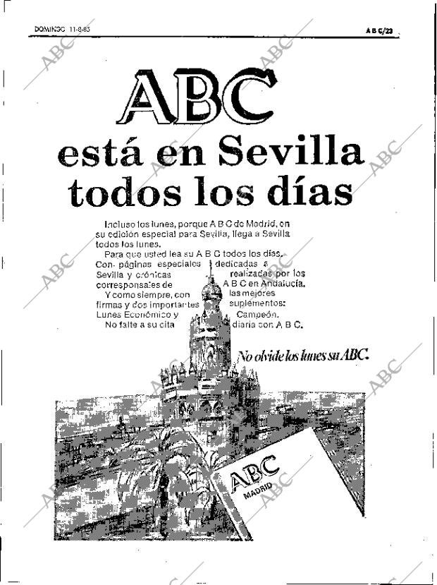 ABC SEVILLA 11-08-1985 página 23
