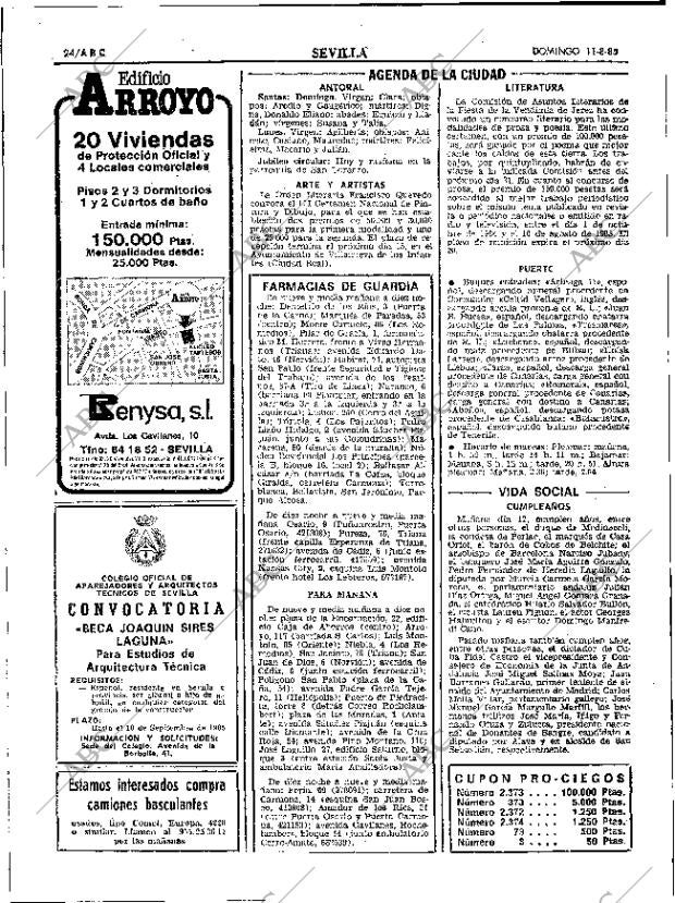 ABC SEVILLA 11-08-1985 página 24