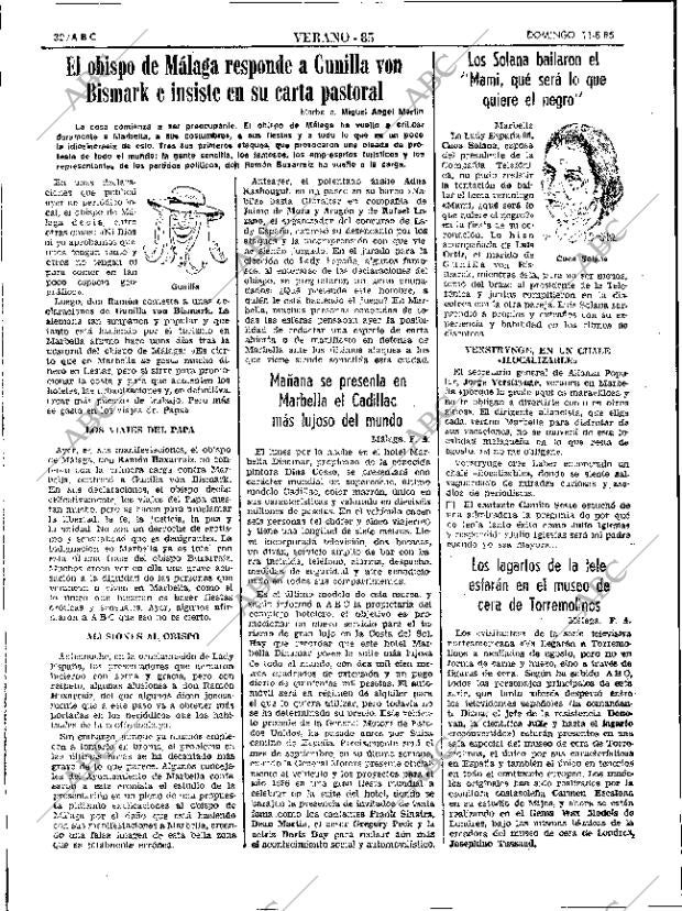 ABC SEVILLA 11-08-1985 página 32