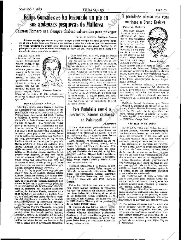 ABC SEVILLA 11-08-1985 página 33