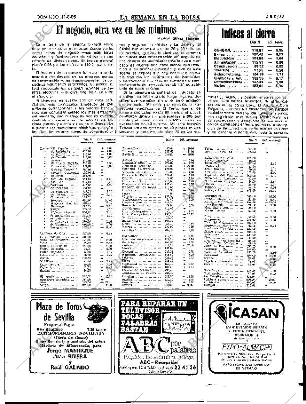 ABC SEVILLA 11-08-1985 página 39