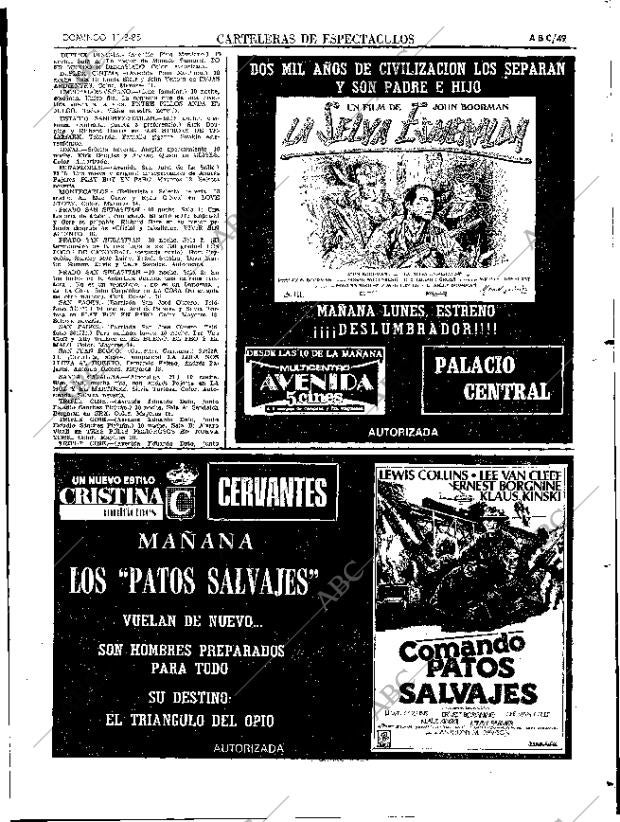 ABC SEVILLA 11-08-1985 página 49