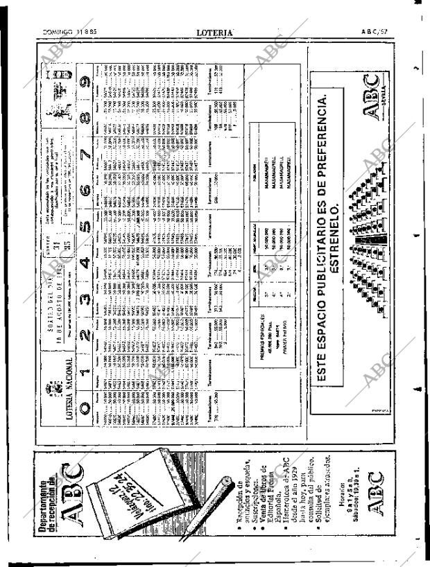 ABC SEVILLA 11-08-1985 página 57