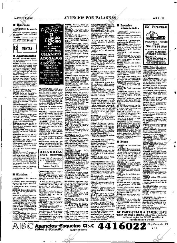 ABC MADRID 13-08-1985 página 57