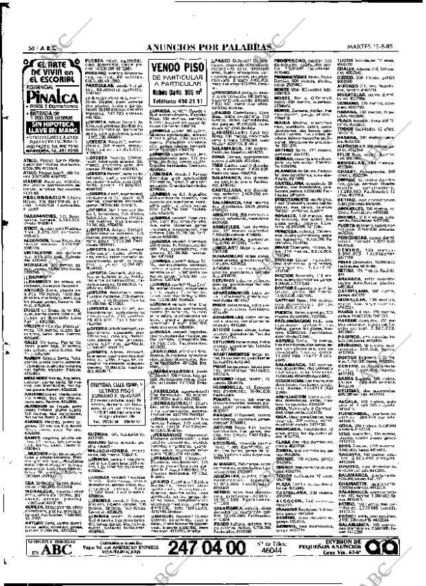 ABC MADRID 13-08-1985 página 58