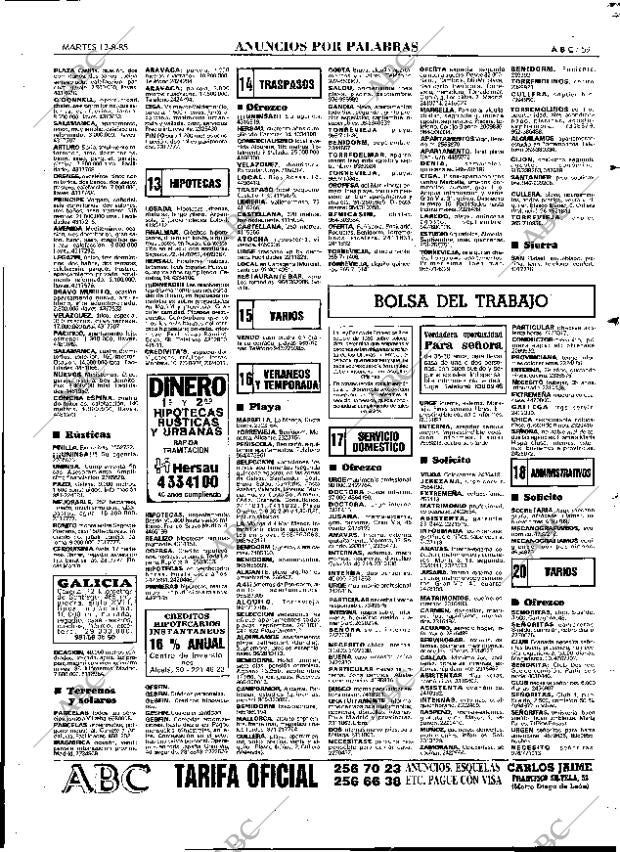 ABC MADRID 13-08-1985 página 59