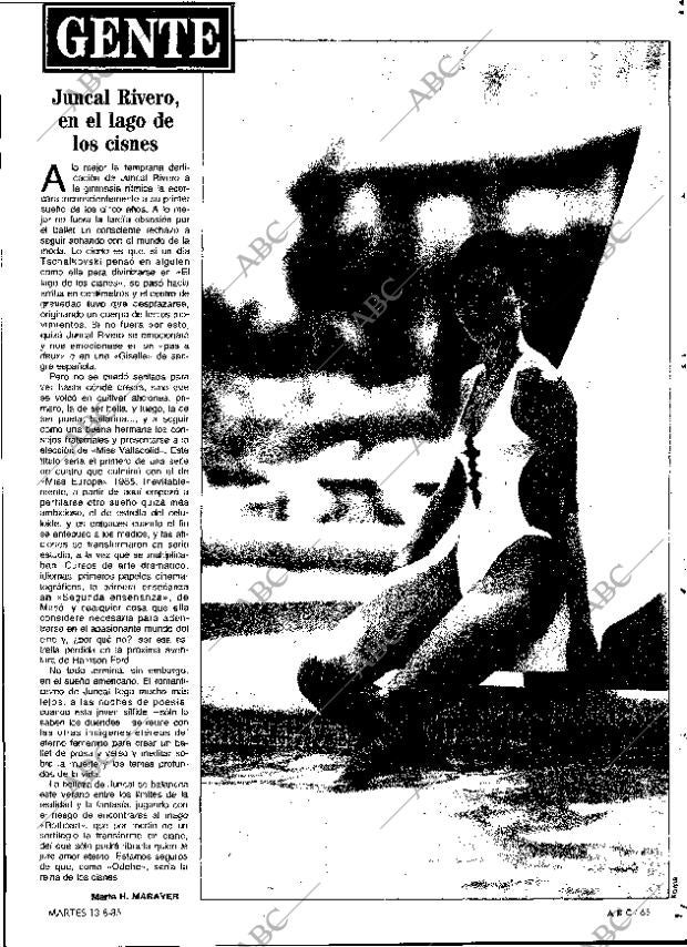 ABC MADRID 13-08-1985 página 65