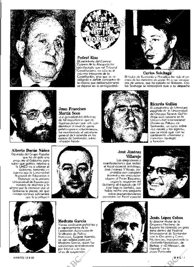 ABC MADRID 13-08-1985 página 7