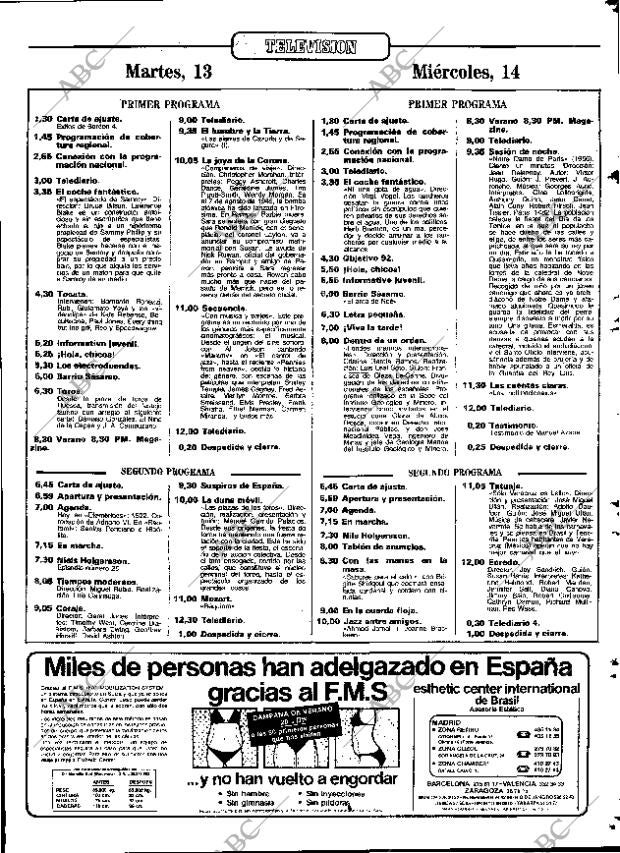 ABC MADRID 13-08-1985 página 71
