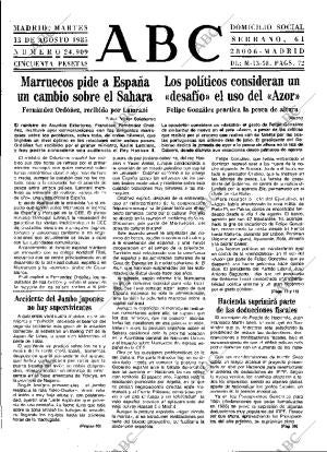 ABC MADRID 13-08-1985 página 9