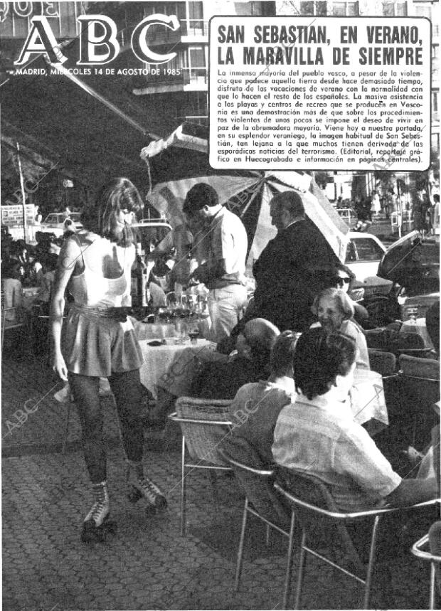 ABC MADRID 14-08-1985 página 1