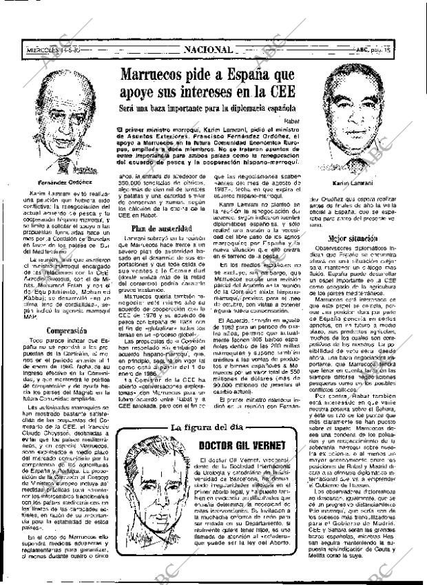 ABC MADRID 14-08-1985 página 15