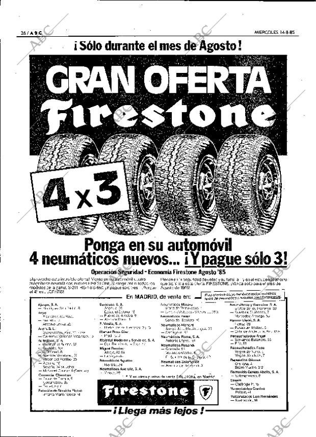 ABC MADRID 14-08-1985 página 26
