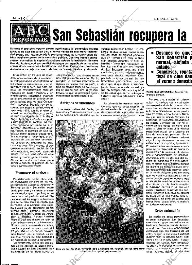 ABC MADRID 14-08-1985 página 36