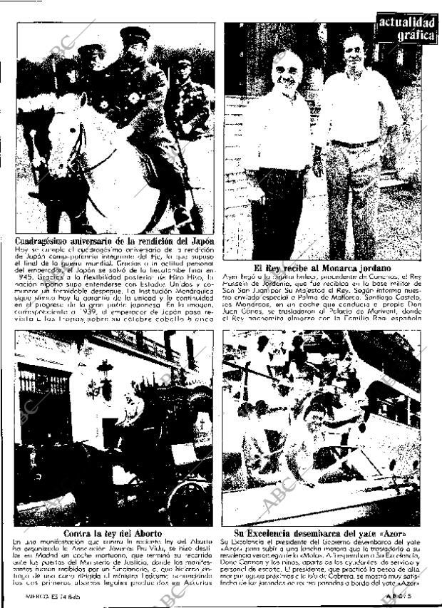 ABC MADRID 14-08-1985 página 5