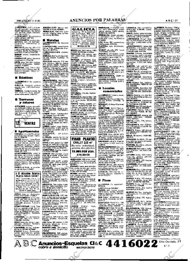 ABC MADRID 14-08-1985 página 57