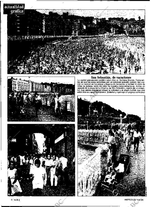 ABC MADRID 14-08-1985 página 6