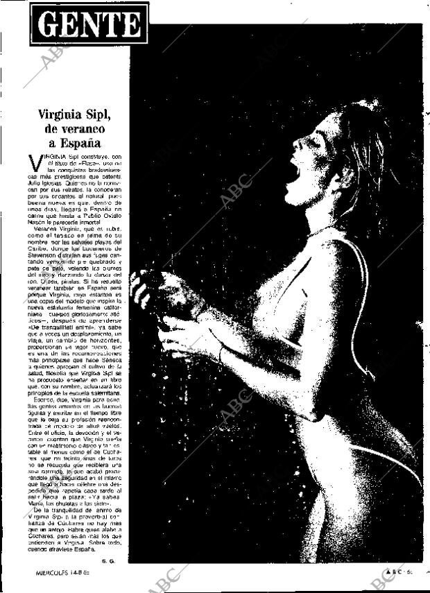 ABC MADRID 14-08-1985 página 65