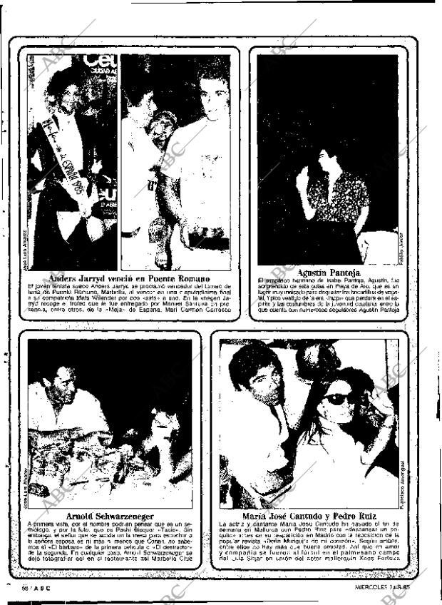 ABC MADRID 14-08-1985 página 68