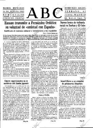 ABC MADRID 14-08-1985 página 9