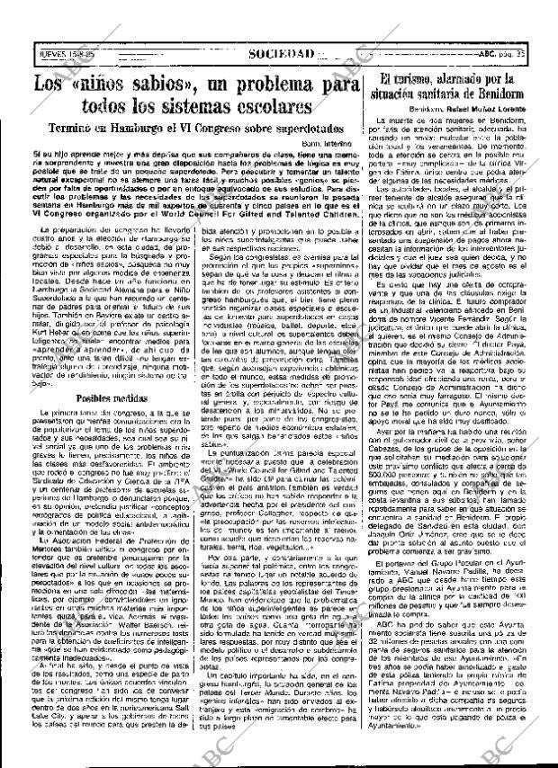 ABC MADRID 15-08-1985 página 35