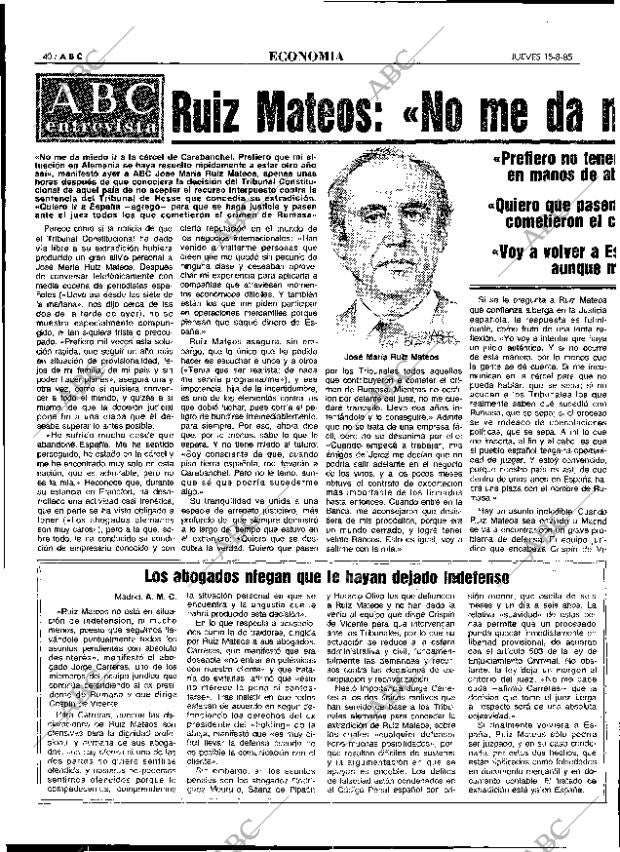 ABC MADRID 15-08-1985 página 40