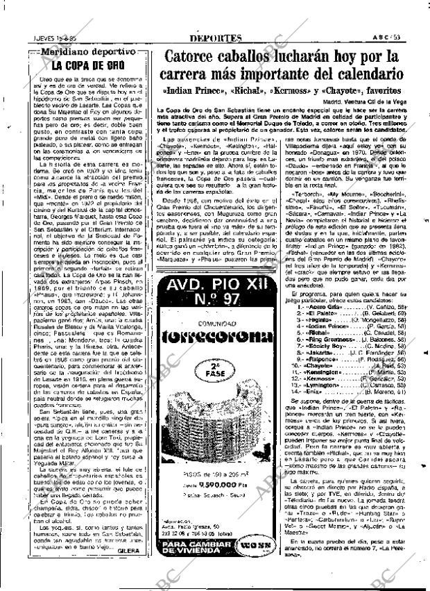 ABC MADRID 15-08-1985 página 53