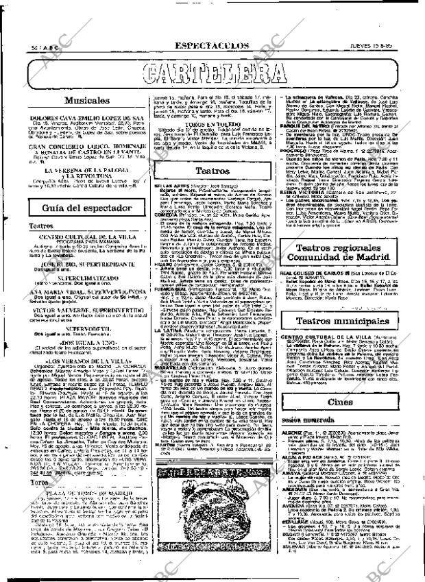 ABC MADRID 15-08-1985 página 56