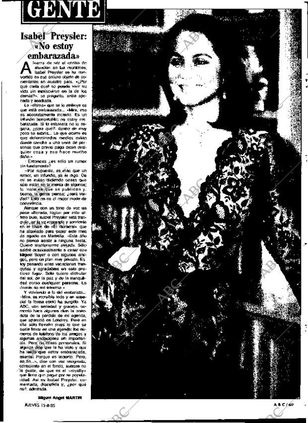 ABC MADRID 15-08-1985 página 69