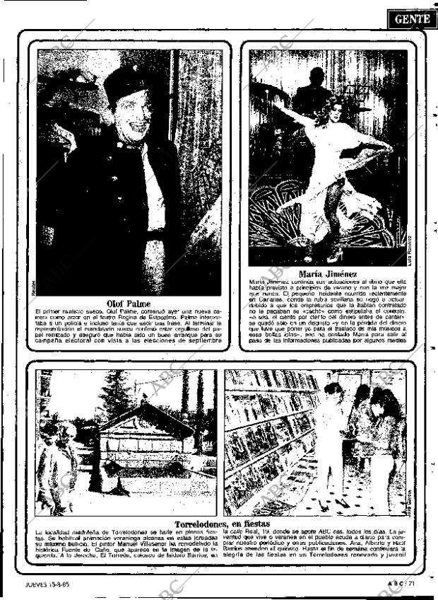 ABC MADRID 15-08-1985 página 71