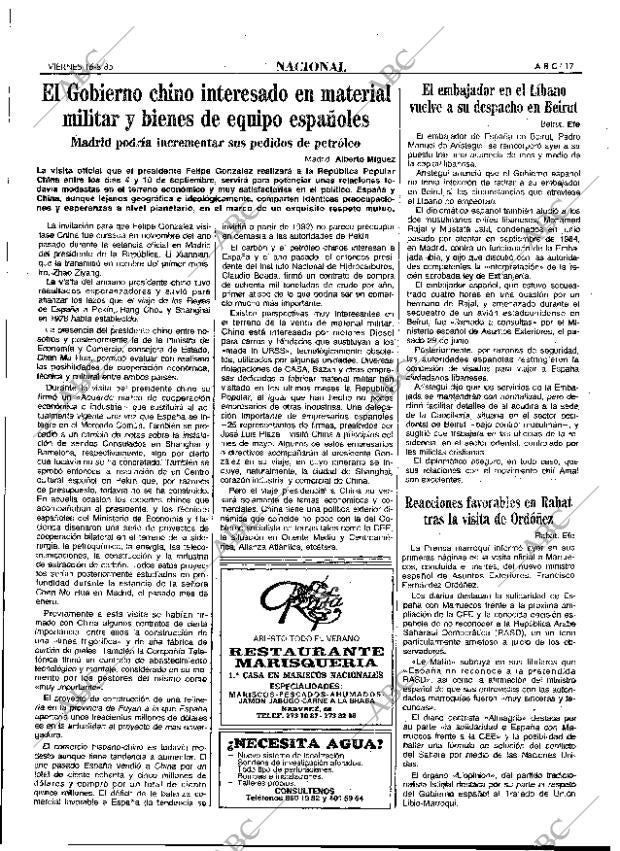 ABC MADRID 16-08-1985 página 17