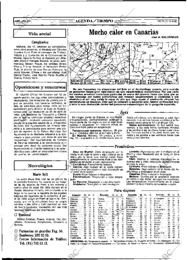 ABC MADRID 16-08-1985 página 24
