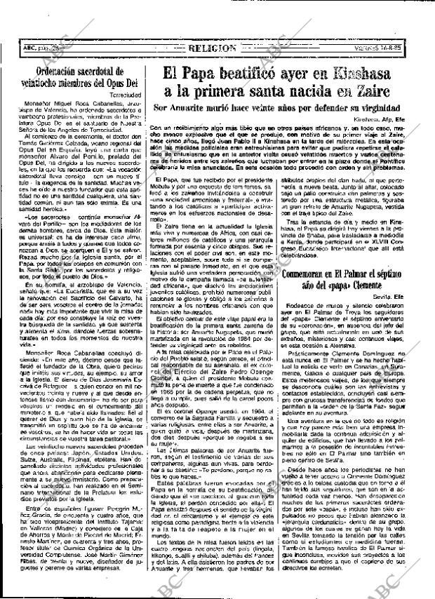 ABC MADRID 16-08-1985 página 26