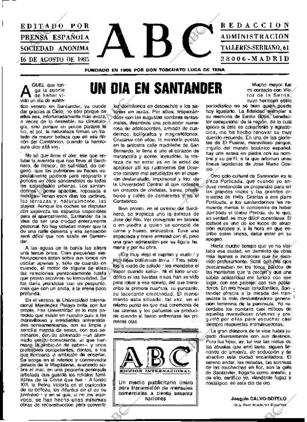 ABC MADRID 16-08-1985 página 3