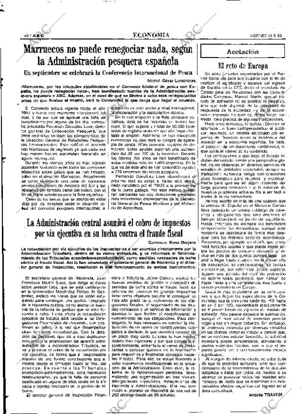 ABC MADRID 16-08-1985 página 40