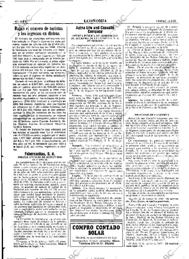ABC MADRID 16-08-1985 página 42