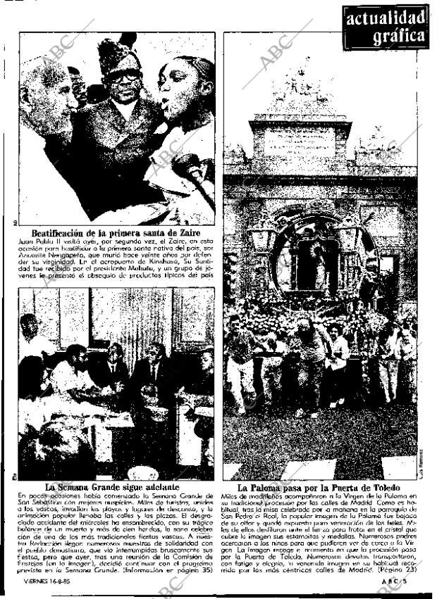ABC MADRID 16-08-1985 página 5