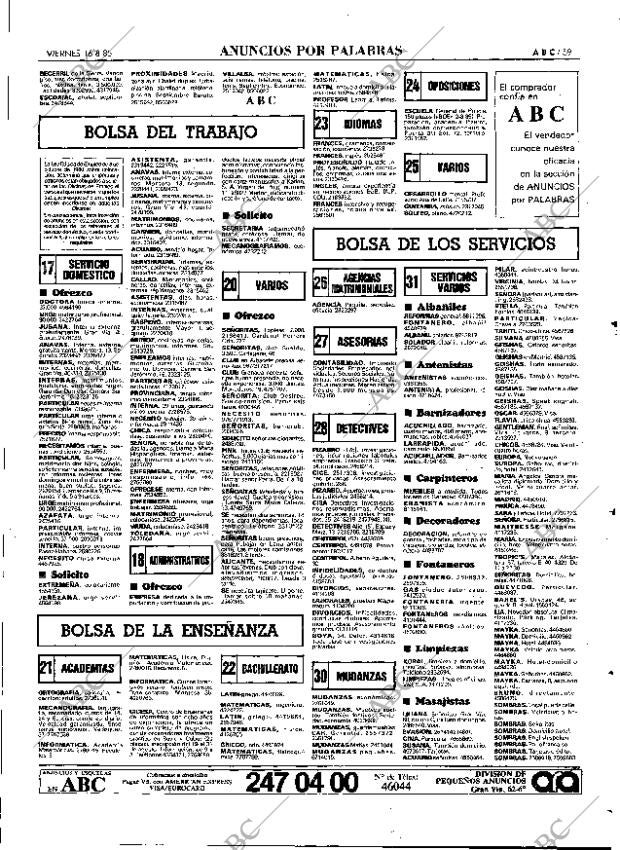 ABC MADRID 16-08-1985 página 59