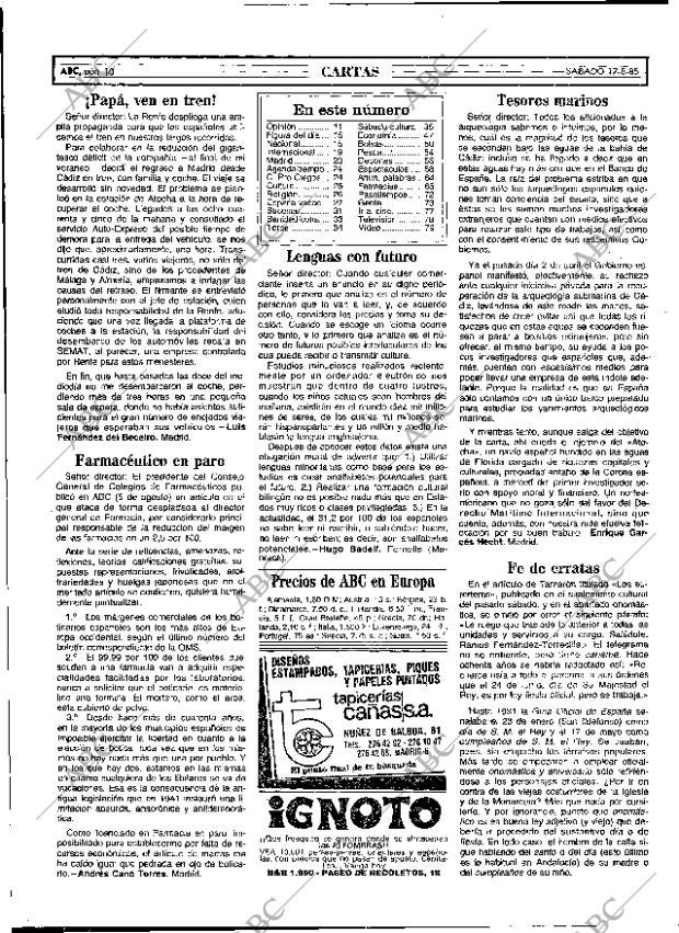 ABC MADRID 17-08-1985 página 10