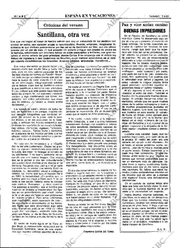 ABC MADRID 17-08-1985 página 30