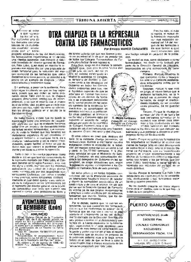 ABC MADRID 17-08-1985 página 32